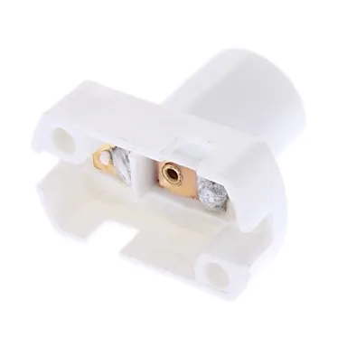 DIY 10PCS E12 White Base Bulb Socket Lamp Holder High Quality Lighting Accessory