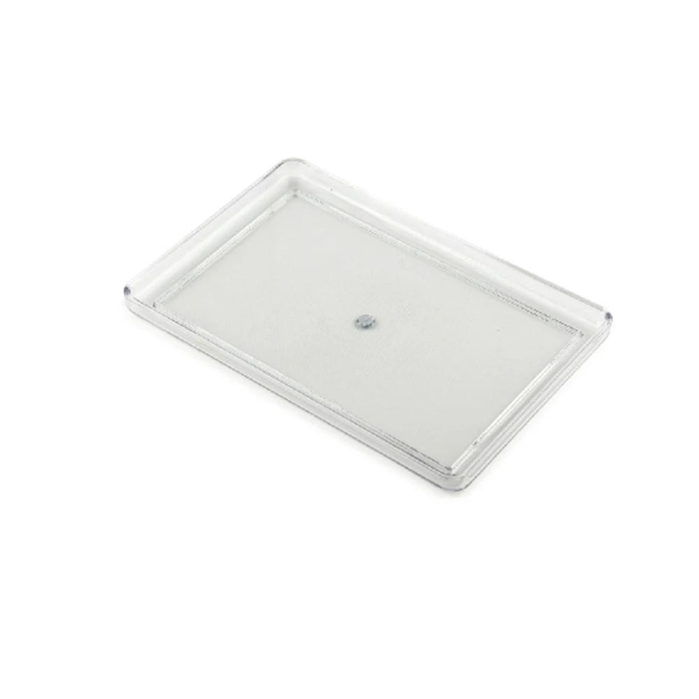 Recycled Acrylic Lucite Serving Trays, Large Size, Rectangle, Platter for Indoors and Outdoors Use, YAC006