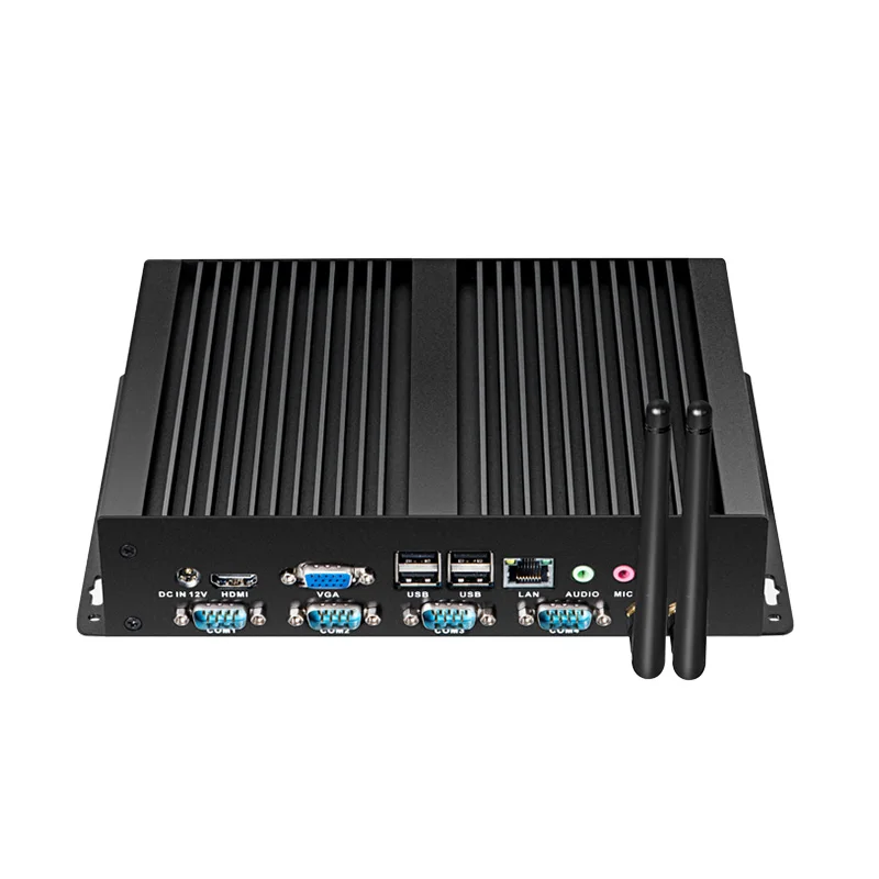 Imagem -05 - Bebepc Industrial Fanless Mini Computador com Intel Core I53317u Windows xp 10 Mini pc Rs232 Wifi Usb Ubuntu Linux pc