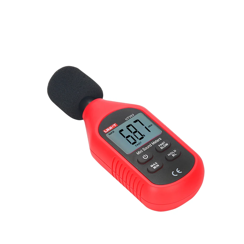 UNI-T ut353 digitaler Schallpegel messer ut353bt Geräusch messer 30-130db Dezibel Tester Rausch Audio Detektor Bluetooth