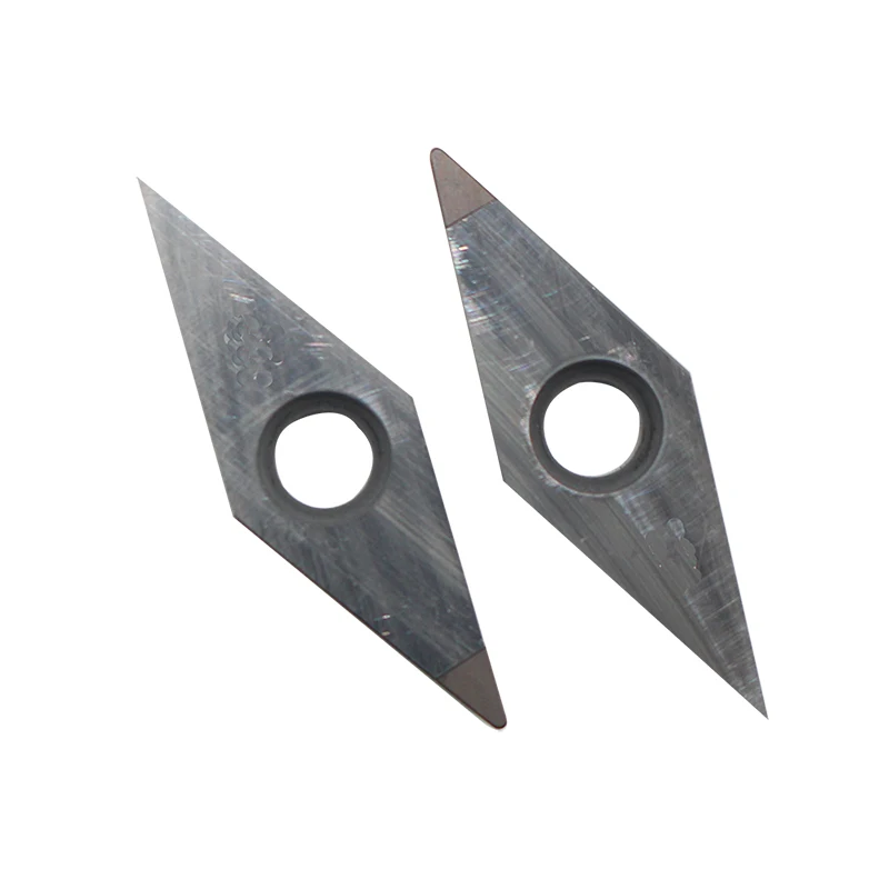 VCGT160404 1 stück CBN Diamant einsätze Aluminium Inserts Cutter Hartmetall Legierung für Drehmaschine Halter SVJCR Hartmetall Fräsen Einsätze