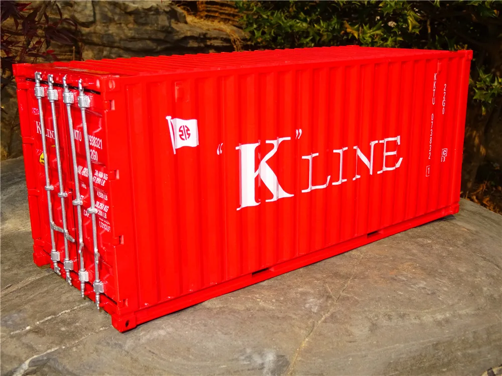 

Коллекционная литая под давлением модель, копия грузовика K-Line 20 GP масштаба 1:20, морская модель контейнера для доставки для бизнес-подарок, дисплей