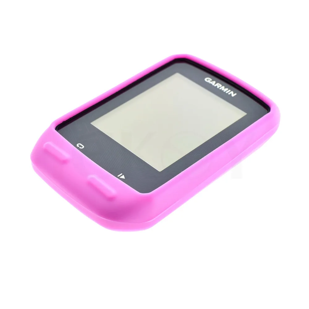 Étui rose de protection en caoutchouc Silicone pour Garmin Edge, Film de protection pour écran LCD, accessoires, nouvelle collection 510