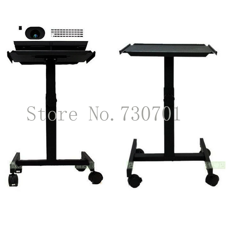 Projector/ Speaker Stand Trolley With Tray And 360 Degree Universal Wheel