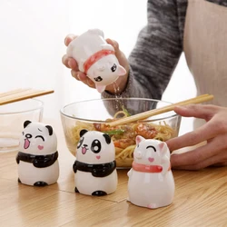 Cartoon Ceramic Toothpick Holder, Seasoning Jar, Condiment Bottles, Cute Panda Piggy Shape, Toothpick Storage Box, Spice Jar