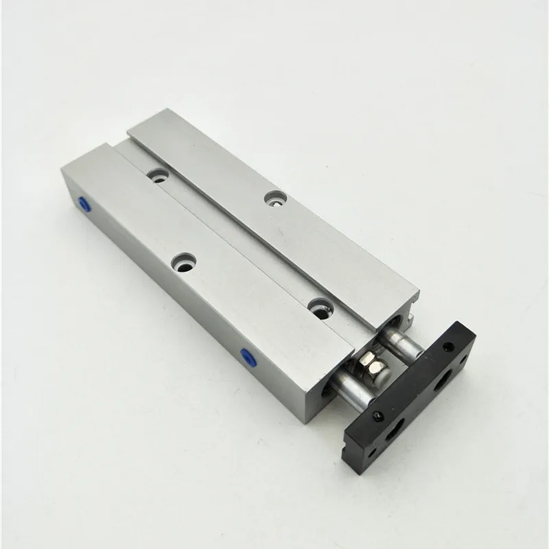 TN10x60 Alloy Double-shaft Dual Rod Slide Guiding Bore 10mm Stroke 60mm Pneumatic Air Cylinder