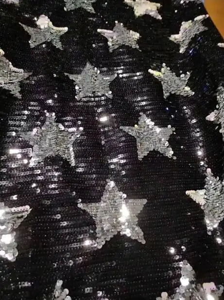 

african net lace fabric L-1093 with sequins fashionable design embroidery mesh tulle fabric