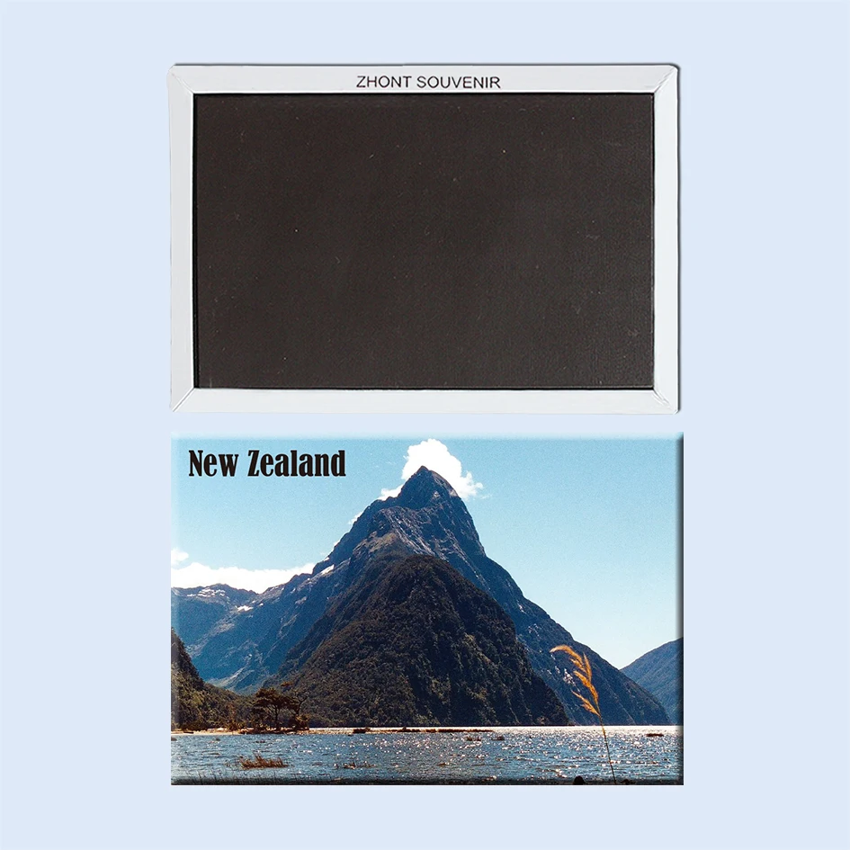 

New Zealand Mitre Peak 22578 Landscape Magnetic refrigerator Travel souvenirs gifts for friends