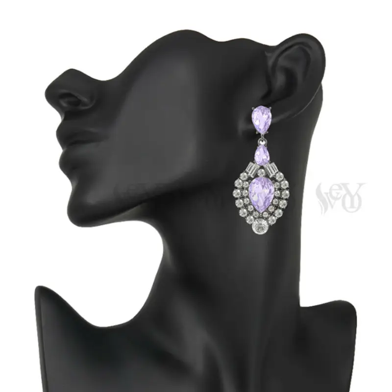 VEYO Fashion Luxury Drop Earrings Water Crystal Earring Rhinestone Alloy Top Quality