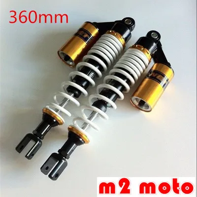 

14" 360mm Universal Shock Absorbers for Honda/Yamaha/Suzuki/Kawasaki/Dirt bikes/ Gokart/ATV/Motorcycles and Quad.