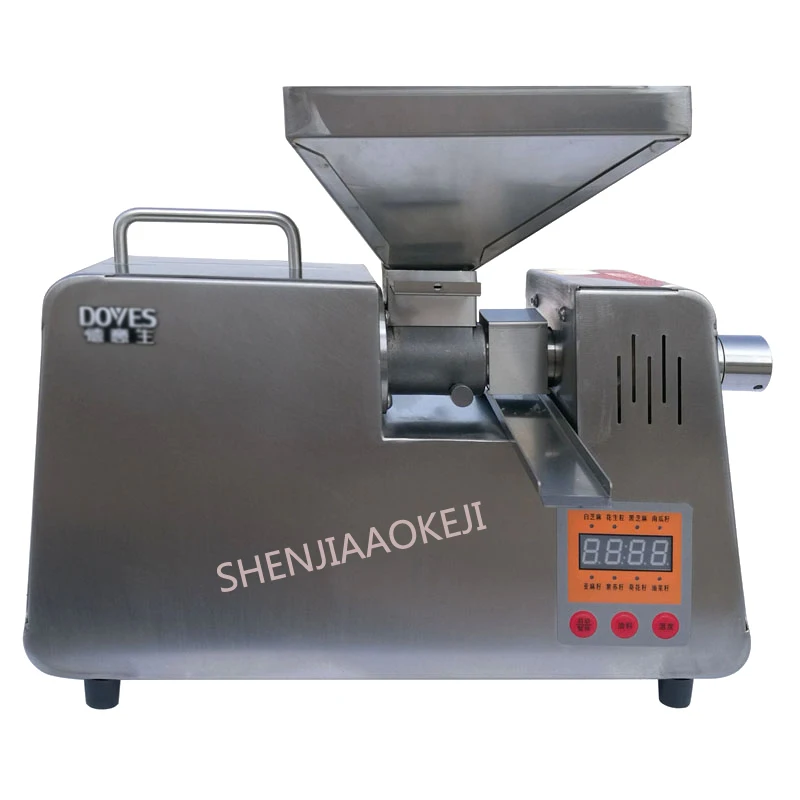 oil press machine Automatic small and medium-sized intelligent hot and cold stainless steel peanut Making Edible Oil 1PC