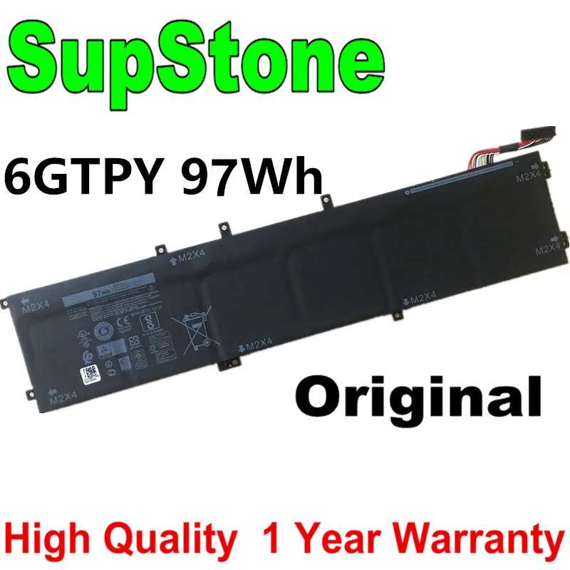 Supstone 6gtpy 05041c Bateria do Portátil para Dell Precision M5520 M5530 para Xps 15 9560 9570 para Inspiron 7590 7591 5xj28 5d91c P83f
