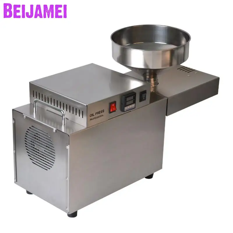 

BEIJAMEI Commercial Walnut Black Seed Sesame Hemp Seed Sunflower Oil Press Machine Automatic Peanut Oil Extractor