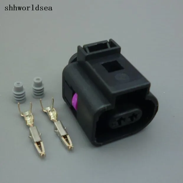 shhworldsea  2pin  bleed valve connector, natural gas connector 13602619/1J0 973 702 1J0973702 for vw