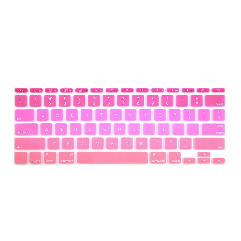 

Batianda Air 11 inch US Enter Rainbow Color Silicone Keyboard Cover Stickers Fit For Apple Macbook Air 11 11.6"