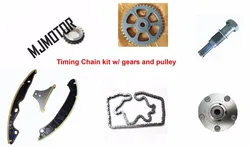 Primary Drive Timing Chain Kit w/ gears Tensioner Pulley for Chinese SAIC MG3 MG5 ROEWE 350 1.5L autocar motor part 10025619