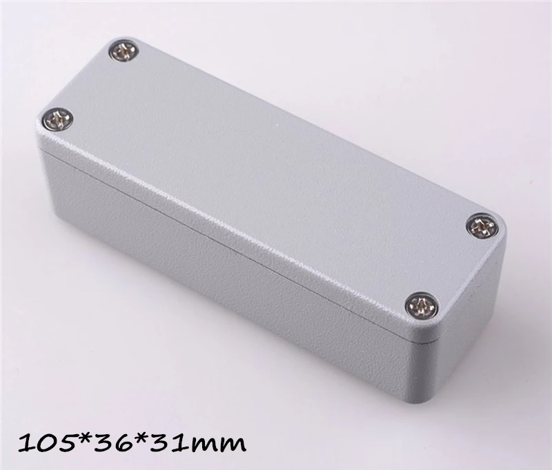 

105*36*31mm IP68 waterproof aluminum enclosure electronic project amplifier supply case housing DIY junction outlet switch box