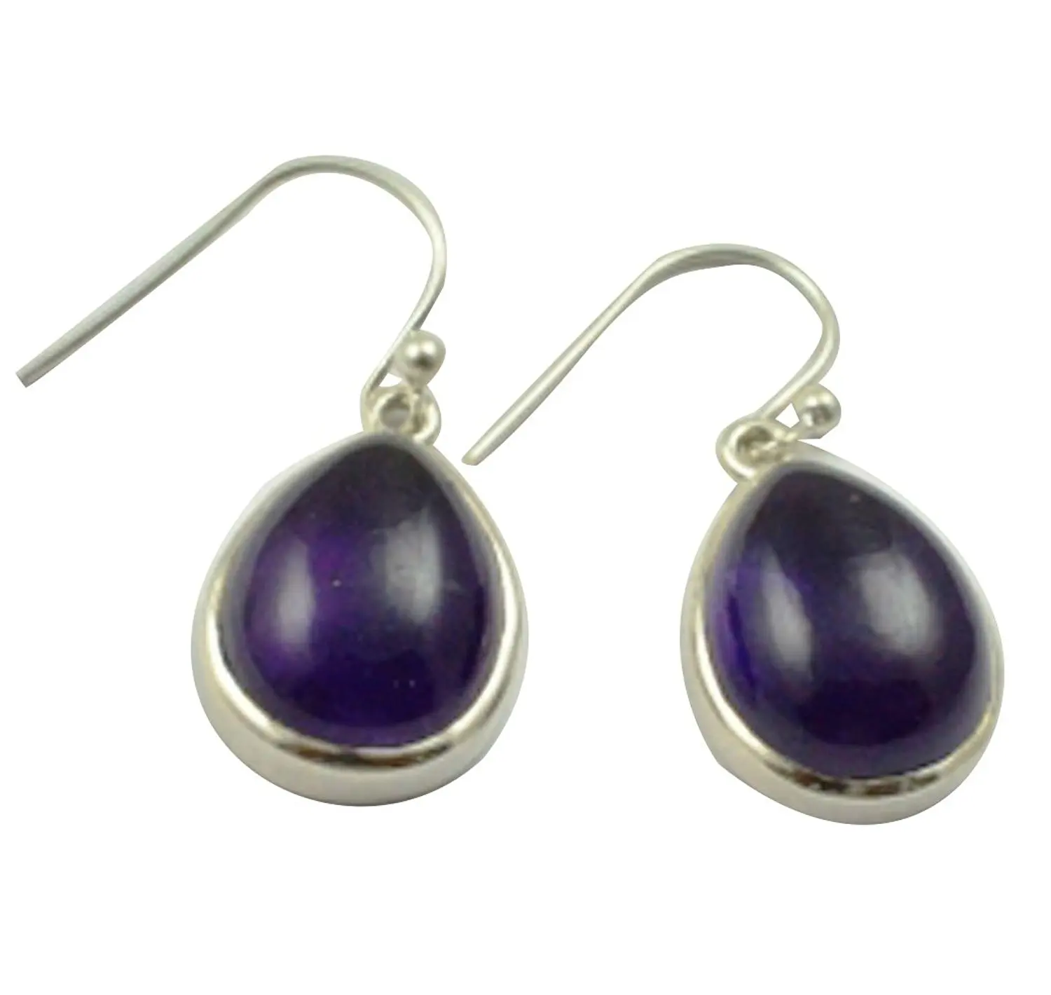 

СЕРЬГИ С натуральным аметистом, серебро 925 пробы, 28,6 мм, AE2262