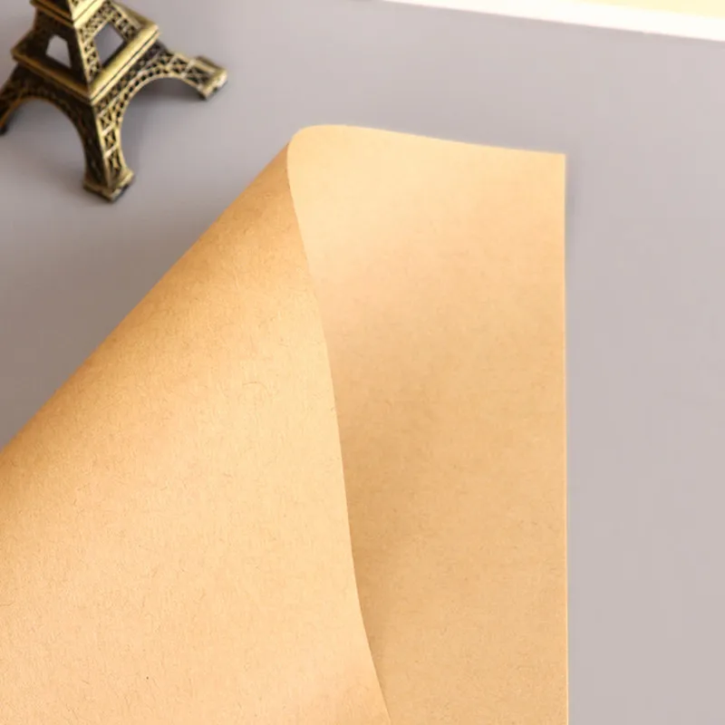 70-200gsm 20pcs High Quality A3 Brown Kraft Paper DIY Handmake Card Making Craft Paper DIY Thick Paperboard Cardboard