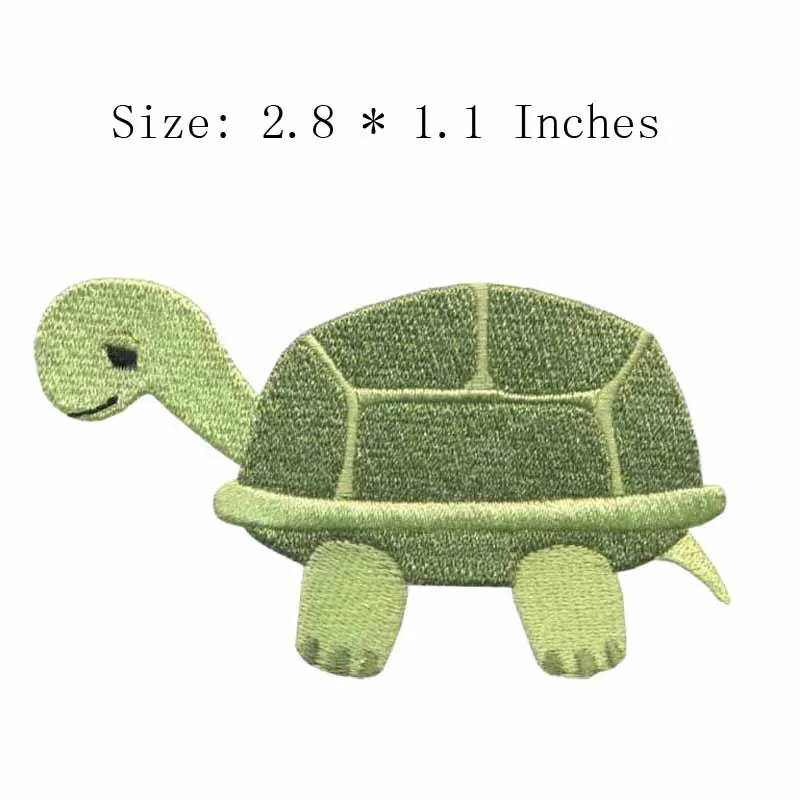 Cute tortoise embroidery patch 2.8