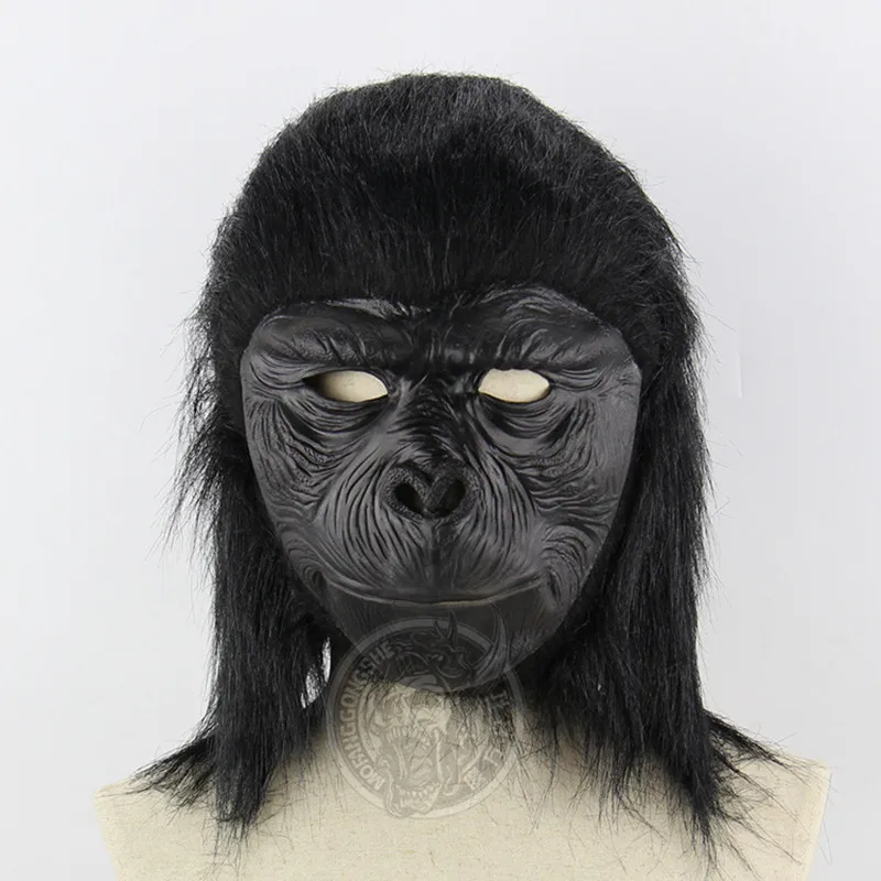 1Pcs Animal Gorilla Mask Halloween Fancy Dress Party Cosplay Halloween Costume Supplies Halloween