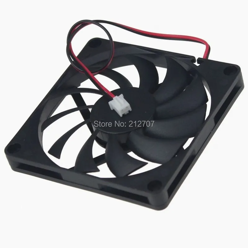 Imagem -06 - Gdstime-ventilador 2pin Cooler 8cm 80 mm 100 80x80x10 mm 12v 8010 Peças