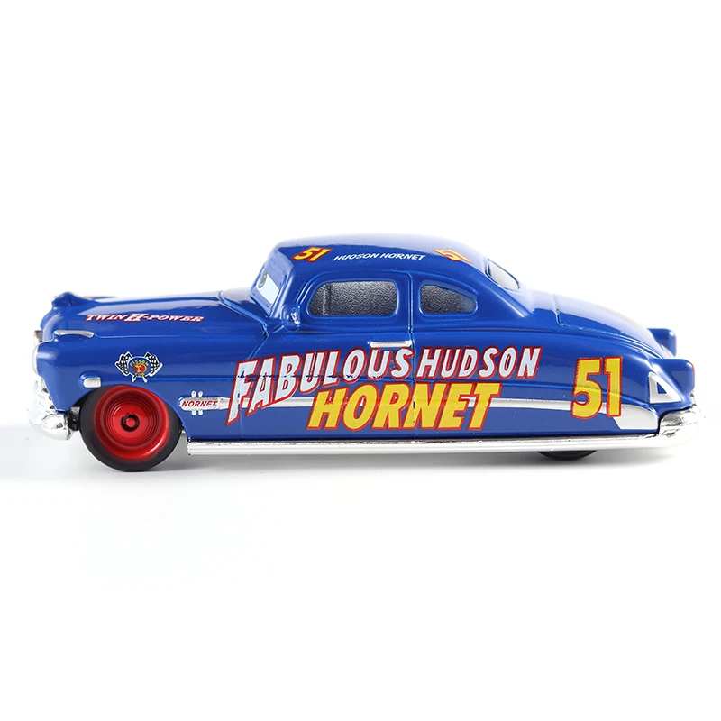 Cars 3 Disney Pixar Cars Fabulous Hudson Hornet Metal Diecast Toy Car 1:55 Lightning McQueen Children\'s Gift Free Shipping