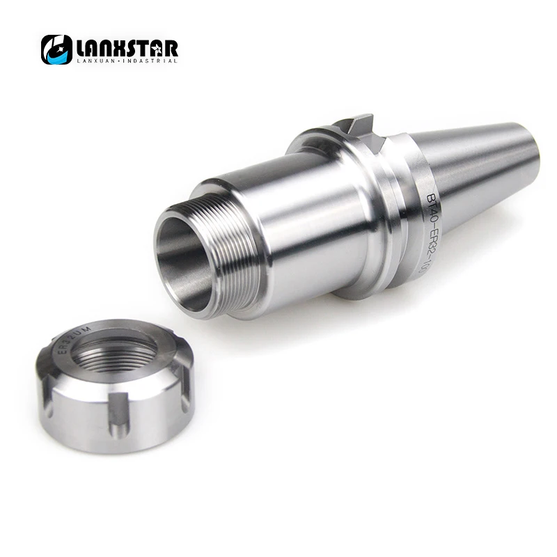 High Precision CNC ER Hilt Base BT40 Type ER16 ER20 ER25 ER32 ER40 Knift Handle NC Machining Powerful Cutter Head ER Holder