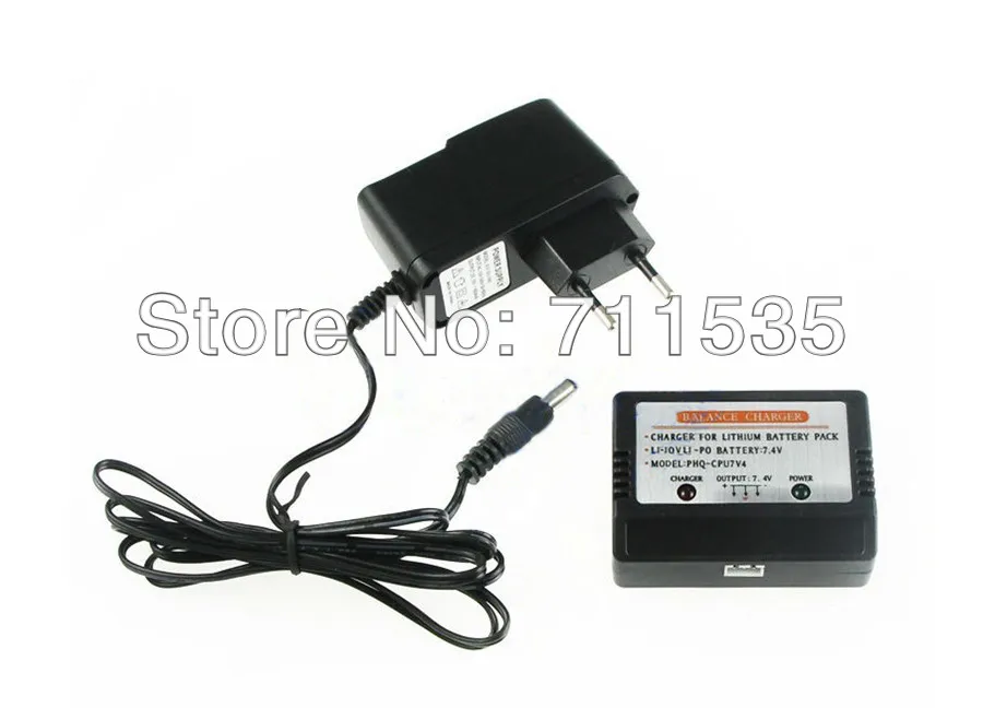 7.4V Lipo Battery Charger / Adapter Set Parts For WLToys V912 V913 V262 V353 V666 A949 A959 A969 L959 Syma X8 X8C RC Helicopter