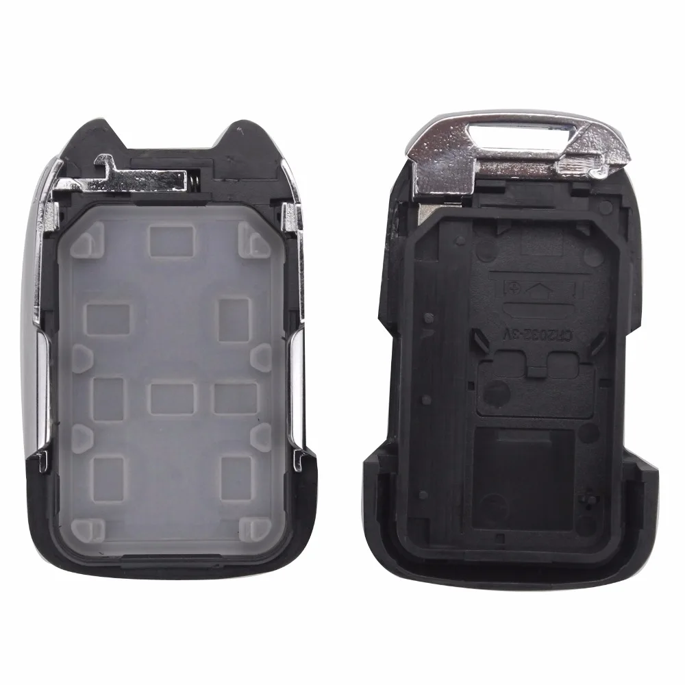 Jingyuqin Remote Smart Key Case Cover 3 pulsanti per GMC Car Styling Key Shell Remote Fob Cover