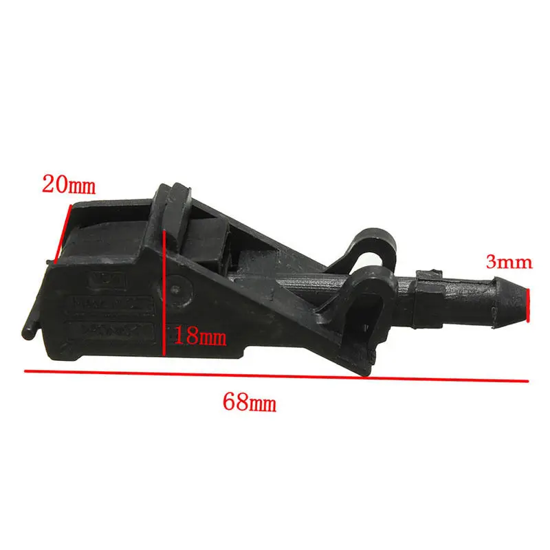 2Pcs Windshield Water Sprayer Spray Washer Nozzle For VW Beetle Jetta Golf MK4