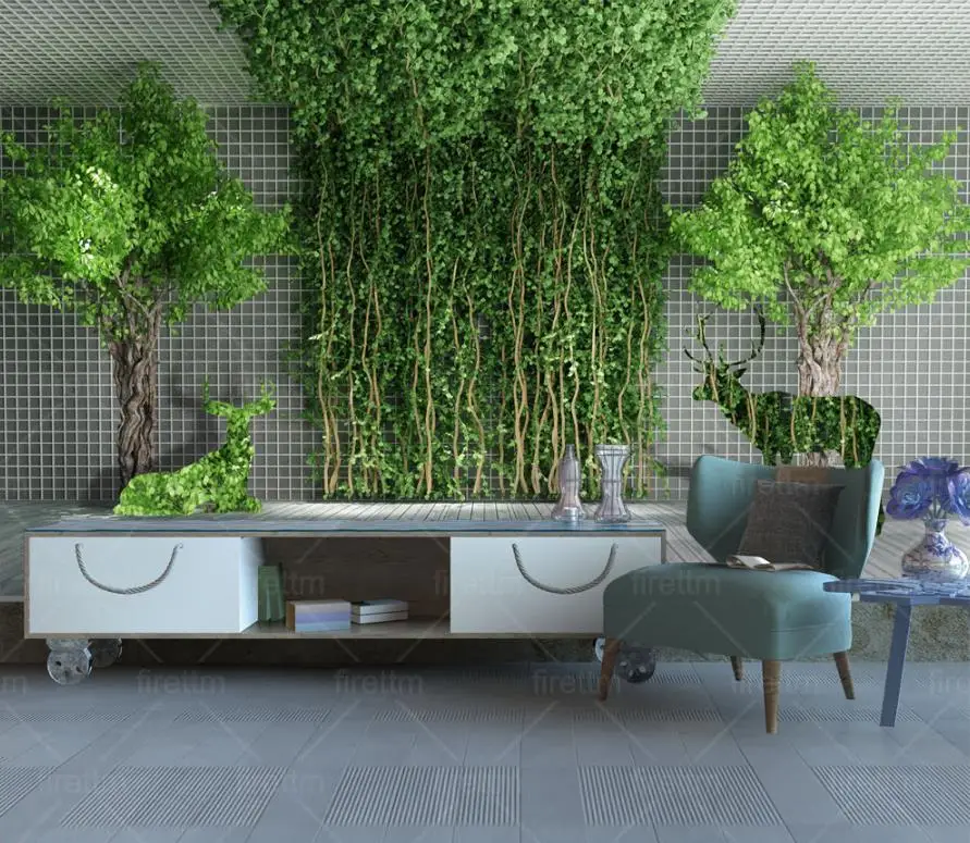 

Custom 3D Wallpaper Murals Green plants wall papers home decor wallpaper for walls 3 d TV backdrop wall photo wallpaper 3d