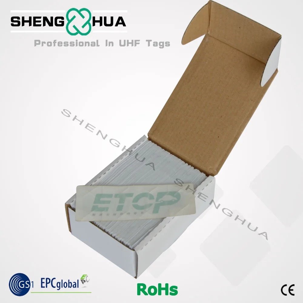 200 Cái/hộp UHF Thụ Động RFID Thông Minh Kính Chắn Gió Thẻ Thú Cưng Chống Nước Máy In Printablefor Xe Nhận Dạng Biển