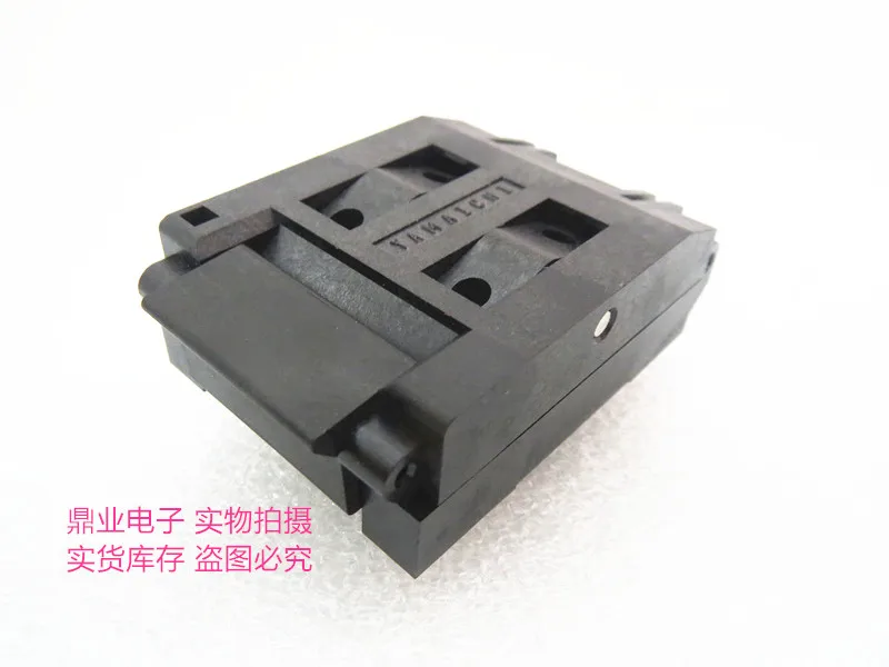 Clamshell IC51-1324-892 QFP132 0.635MM IC Burning seat Adapter testing seat Test Socket test bench  in the stock