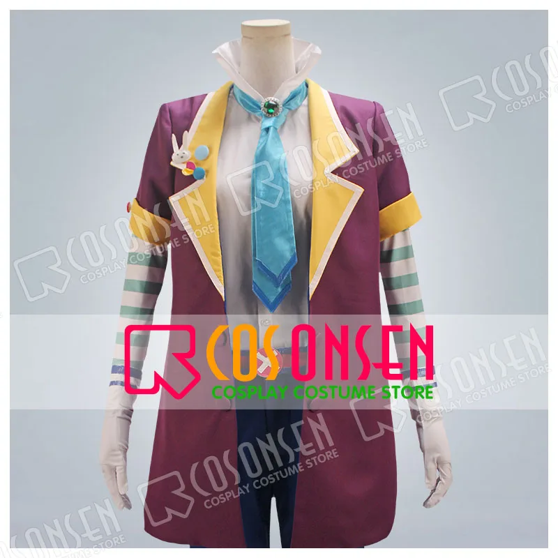 

COSPLAYONSEN Tsukiuta CD Duet Series Shiwasu Kakeru Datte Mada Mada Avant-Title Cosplay Costume Full Set All Size With Hat