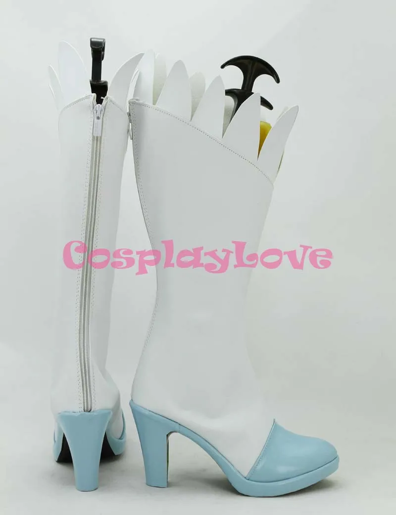 Newest Custom Made Japanese Anime Pretty Cure Precure Cure Echo Cosplay Shoes Long Boots For Christmas Halloween