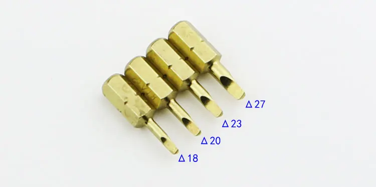 25mm Length 1/4 Inch Hex Magnetic U Shaped Pozidriv Y Shape Square Head Triangle Screwdriver Bits U4 U6 U8 Y1 Y2 Y3 PZ1 PZ2 PZ3