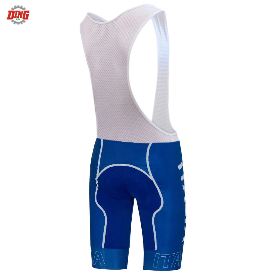 Italy TEAM ITALIA NEW white cycling jersey set ropa Ciclismo men short sleeve team bike wear jersey set  bib shorts Gel Pad MTB