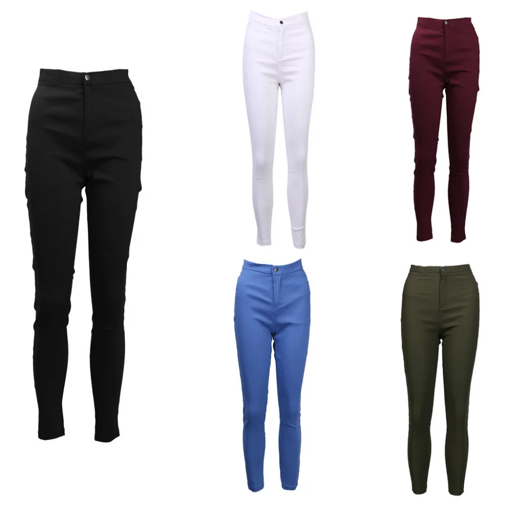 

NEW Fashion Women Stretch Slim Denim Skinny Jeans Pants High Waist Pencil Jeans Trousers