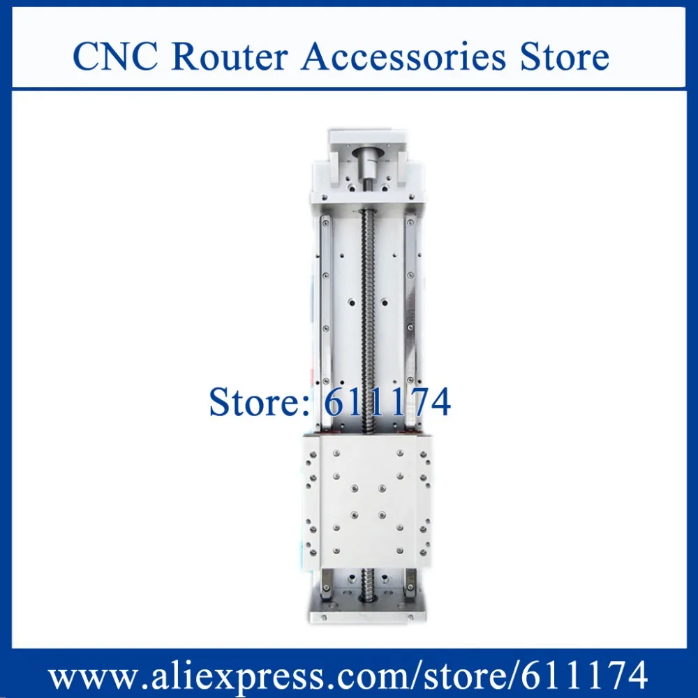 

Высокоточный скользящий стол с ЧПУ, эффективный ход 340 мм, направляющая рельса HGR15, шариковый винт 1605, линейный скользящий стол с ЧПУ по оси Z