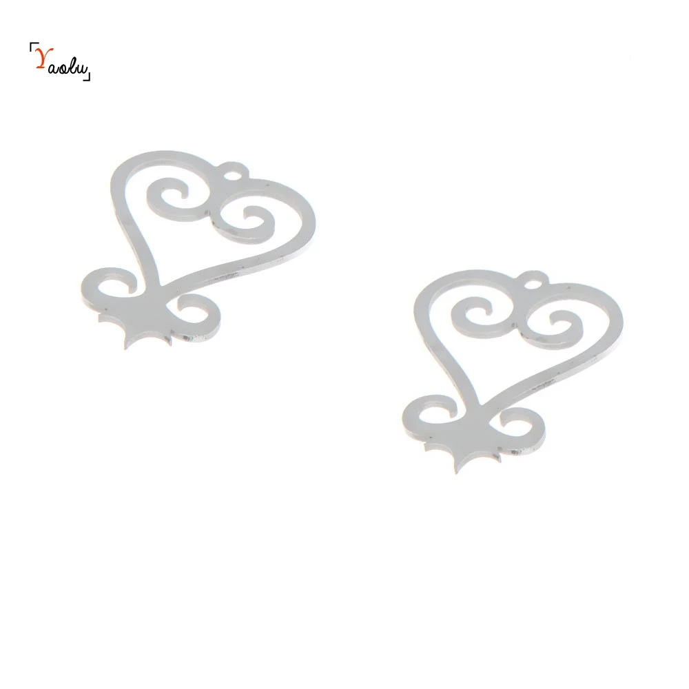 5pcs/lot Sankofa Symbol charm Sankofa Emblem Amulet Stainless steel charm pendant 27x21mm