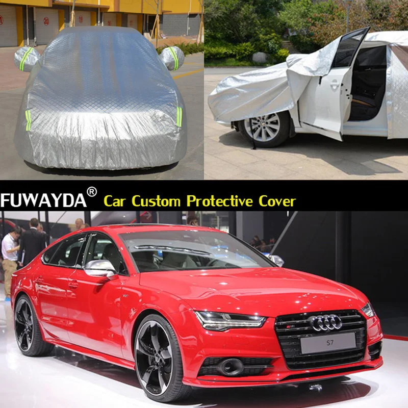 

free shipping!!! Car Covers Anti UV Snow Rain Scratch Resistant Automatic Car Covers For Audi S7