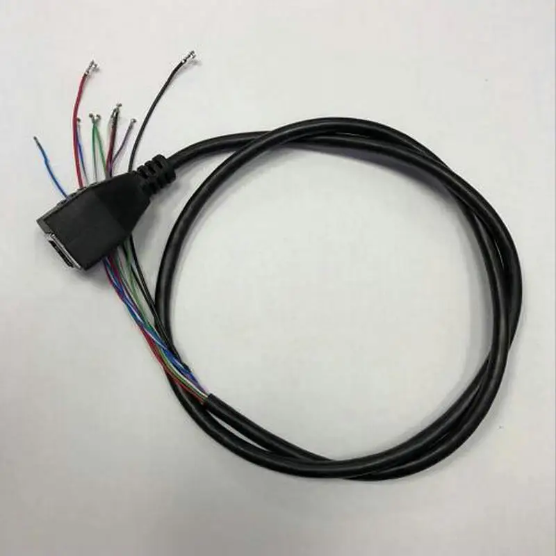 CCTV POE IP 네트워크 카메라 PCB 모듈 비디오 전원 케이블, 길이 60cm, RJ45 암 커넥터, 터미널 포함, 무료 배송, 2 개