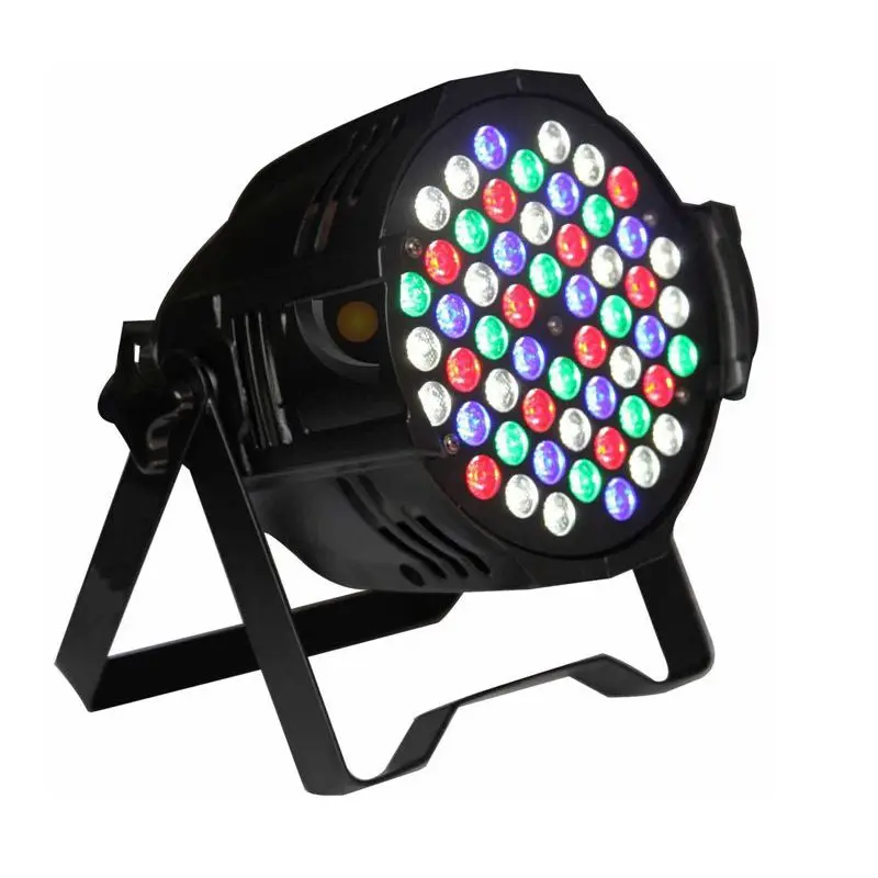 LED Stage Light Wireless High Power 3W*54 RGBW LED Double Yokes Par 64 DMX 512 for DJ Control Party KTV Flashlight