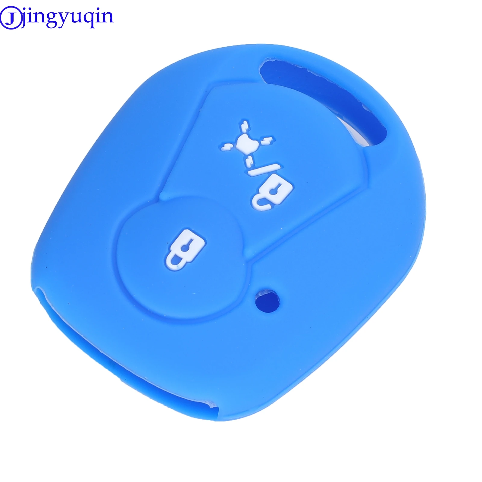 jingyuqin 2B Silicone Remote Key Shell Cover Case FOR SSANGYONG ACTYON KYRON REXTON Holder Case Skin