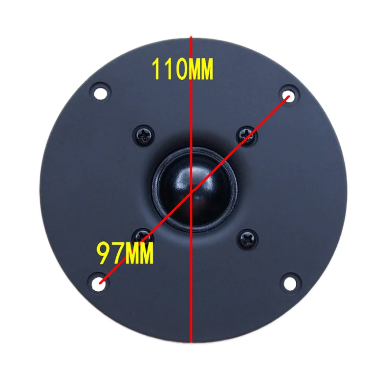 4 Ом, 6 Ом, 8 Ом, 20 Вт, 4 дюйма, 110 мм, HIFI, шелковая пленка, высокочастотный твитер, домашнее аудио, модификация автомобиля, высокие частоты, стереодинамик
