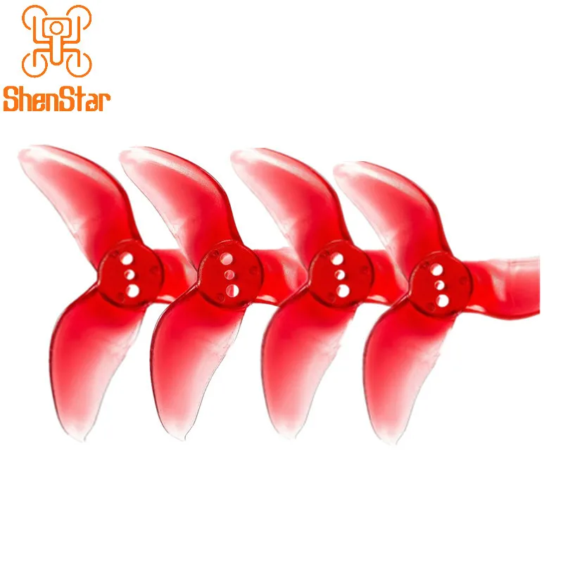 ShenStar 2Pairs 2 inch 3-blades CW CCW Propeller Props for EMAX Babyhawk Racer FPV Mini Plane Quadcopter Part for AVAN Blur Prop