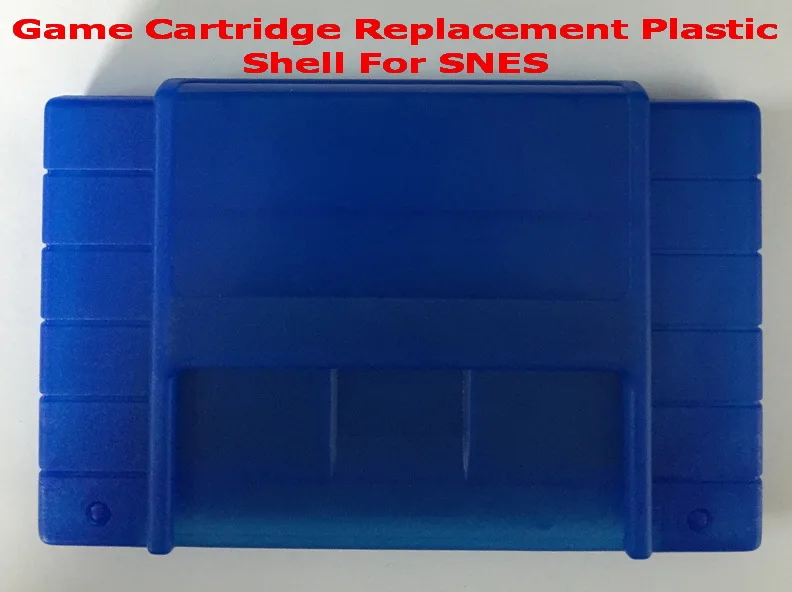 Candy Blue color Game Cartridge Replacement Plastic Shell For NTSC SNES Console