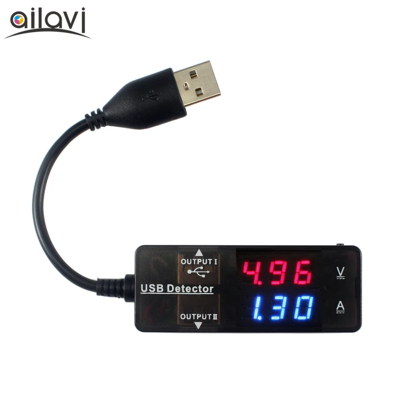 Usb Detector de Voltímetro Amperímetro Bateria Capacidade Monitor Carga para o Telefone Ipad Bloco de Energia Móvel Dc3.230v 3a