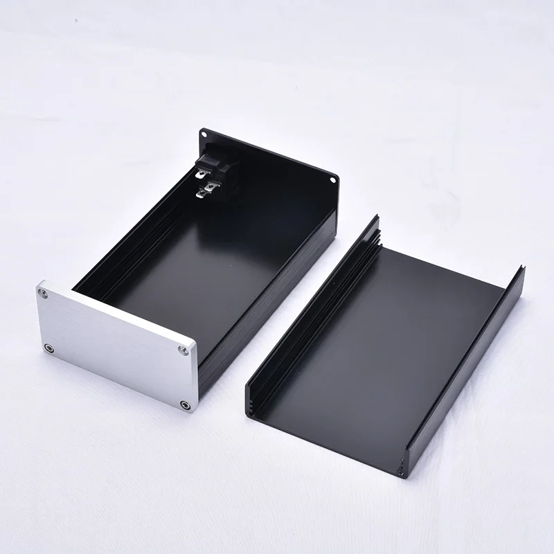 BZ0905 อลูมิเนียมแชสซี HiFi Mini Audio Enclosure Power Case เครื่องขยายเสียงกล่อง 92*47*158 มม.